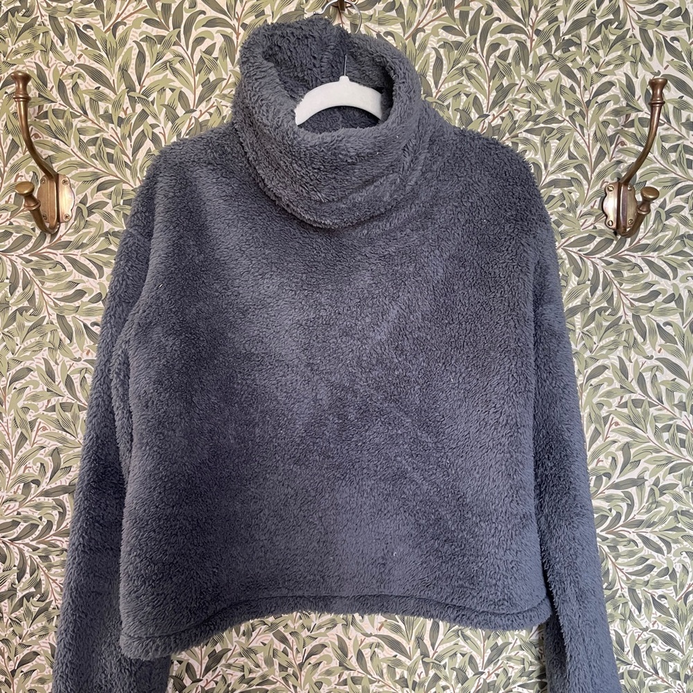 Reformation Charcoal Turtleneck Sweater